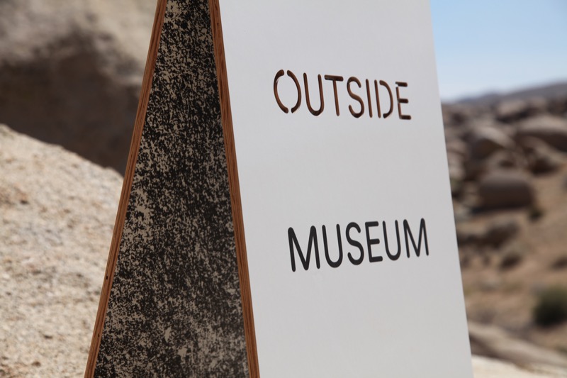 OUTSIDE MUSEUM, A Temporary Museum in the Desert, group show